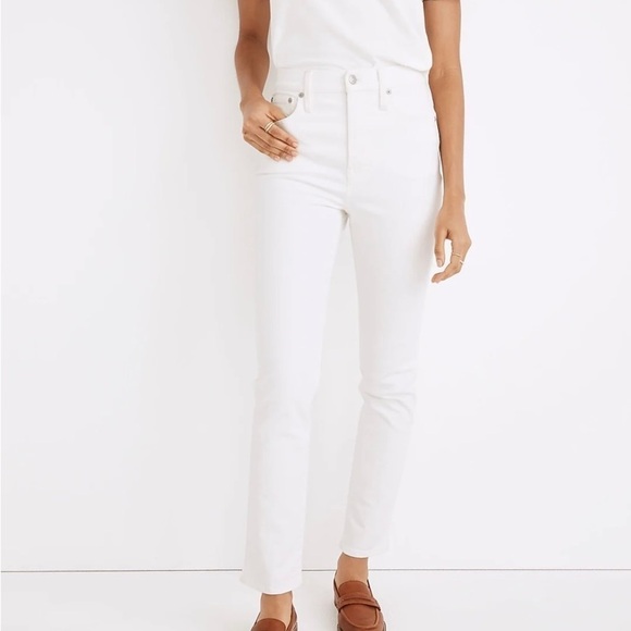 NWT Madewell The Perfect Vintage Jean in Tile white The High Rise size 28 Tall - Picture 5 of 15